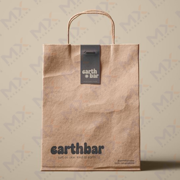 Custom Brown Paper Bags - view 4